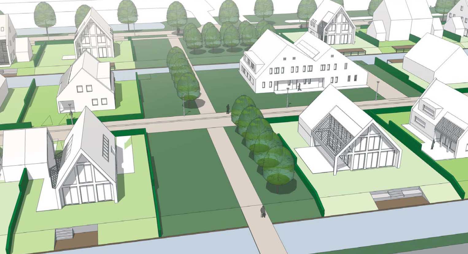 impressie groenstructuur - woonwijk De Wadde Plasweg Waddinxveen impressie groenstructuur - woonwijk De Wadde Plasweg Waddinxveen