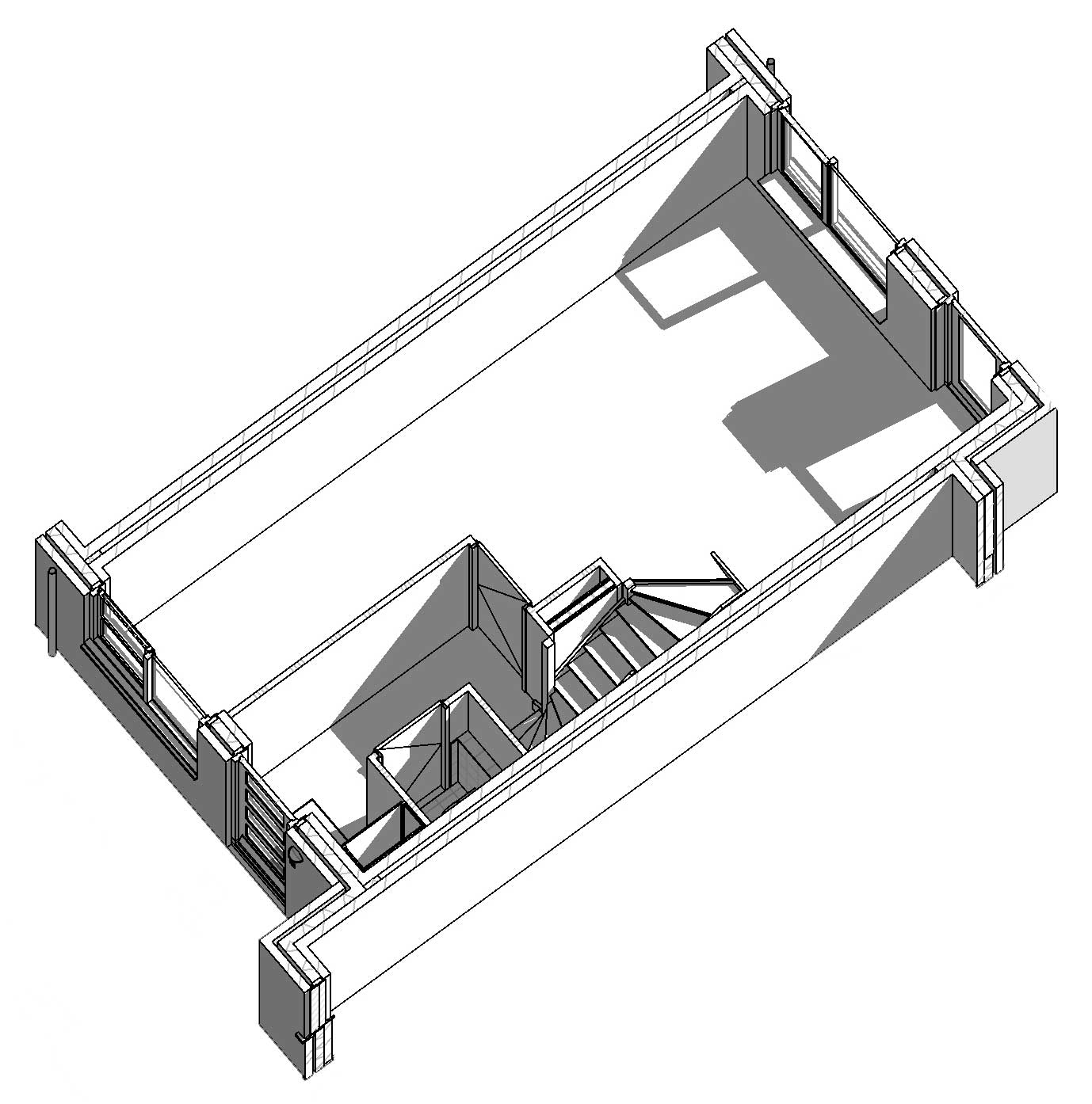 isometrie eerste verdieping starterswoning beuk 4,8m - CPO Starterwsoningen Weideveld Bodegraven isometrie eerste verdieping starterswoning beuk 4,8m - CPO Starterwsoningen Weideveld Bodegraven