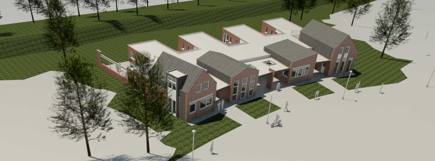 vogelvluchtperspectief - CPO patiowoningen Sleenstraat Brielle vogelvluchtperspectief - CPO patiowoningen Sleenstraat Brielle