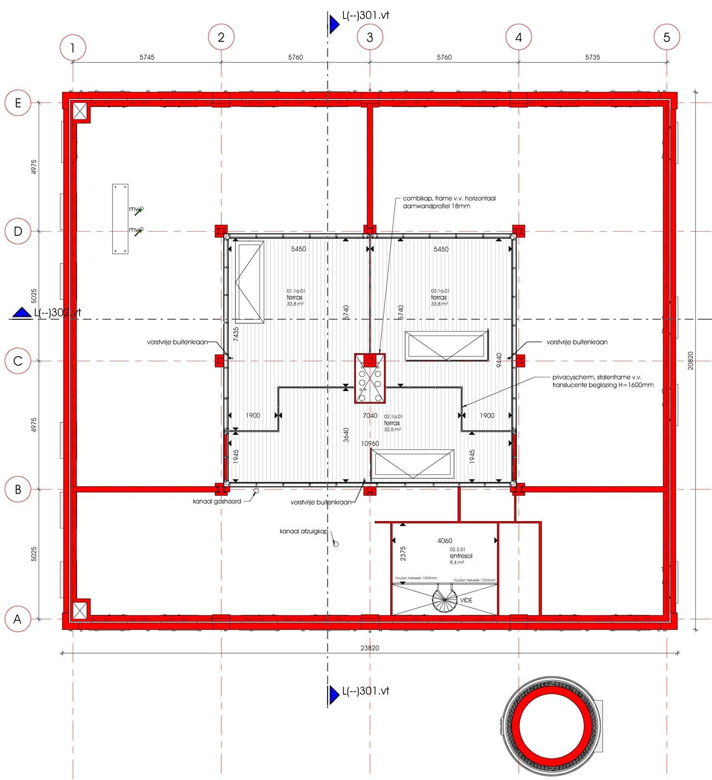 dakterras van renovatie en transformatie monument De Wasserij te Woerden dakterras van renovatie en transformatie monument De Wasserij te Woerden