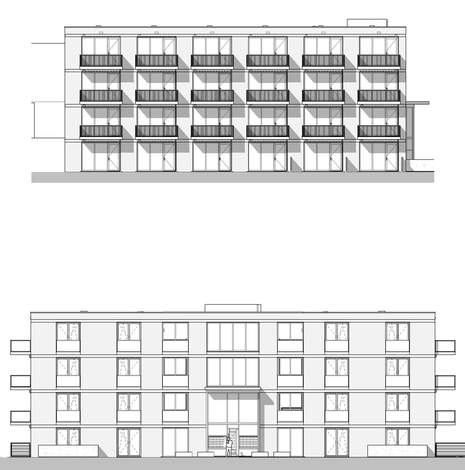 Appartementencomplex Welgelegen Blok G Utrecht - Gevelaanzicht Schönberglaan en Bartoklaan
