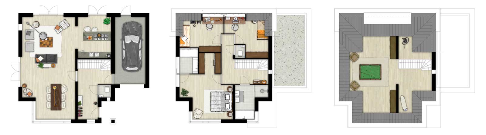 plattegronden vrijstaande woning - De Jonge Veenen Moerkapelle plattegronden vrijstaande woning - De Jonge Veenen Moerkapelle