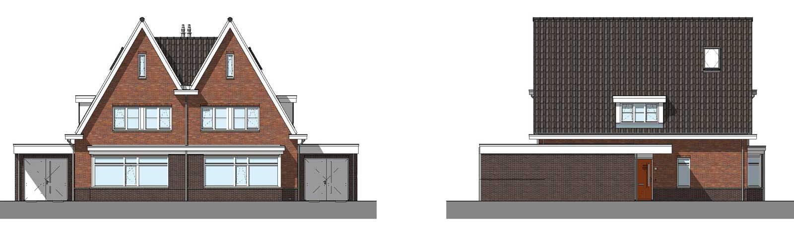 gevelaanzicht type C1 - De Jonge Veenen 2 Moerkapelle gevelaanzicht type C1 - De Jonge Veenen 2 Moerkapelle
