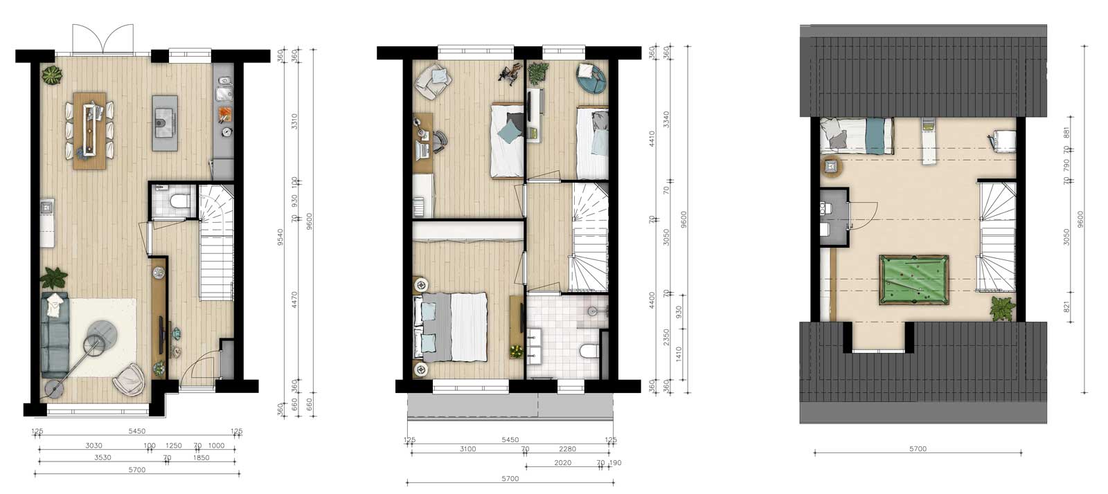 plattegronden tussenwoning - De Jonge Veenen 2 Moerkapelle plattegronden tussenwoning - De Jonge Veenen 2 Moerkapelle