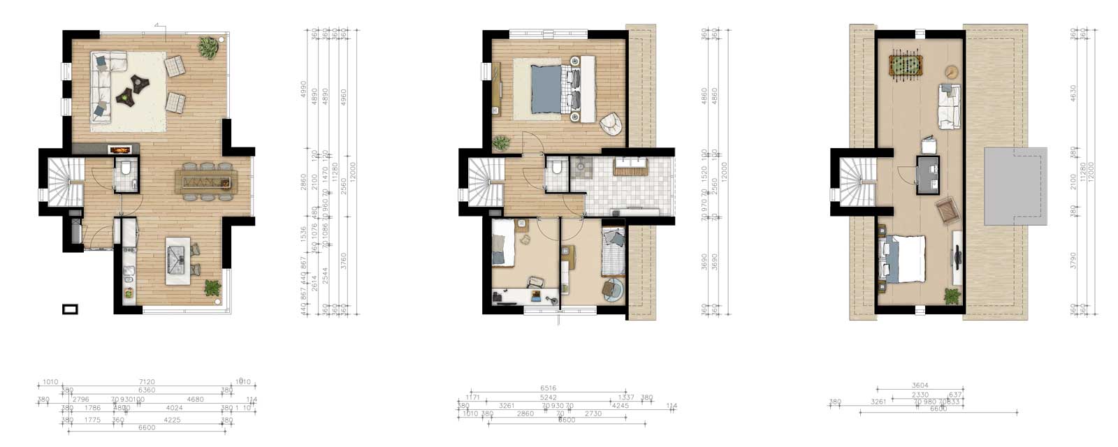 plattegronden vrijstaande woning- rietgedekte woningen Moerkapelle plattegronden vrijstaande woning- rietgedekte woningen Moerkapelle