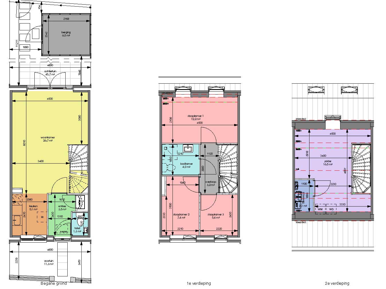 verhuurplattegronden - sociale eengezinswoningen Moerkapelle verhuurplattegronden - sociale eengezinswoningen Moerkapelle
