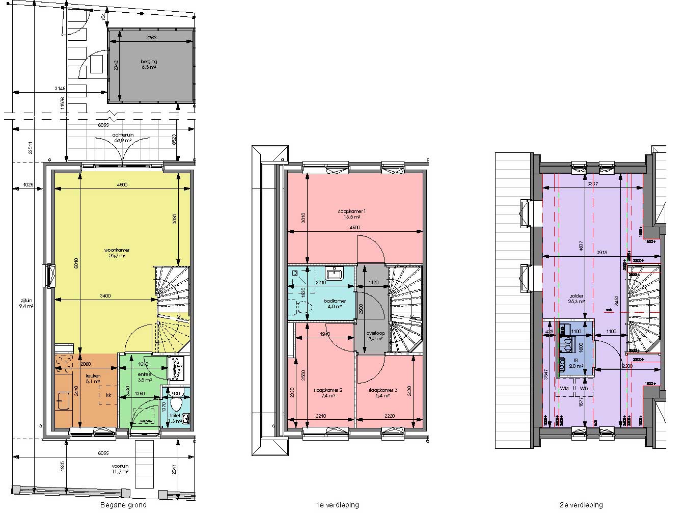 verhuurplattegronden - sociale eengezinswoningen Moerkapelle verhuurplattegronden - sociale eengezinswoningen Moerkapelle