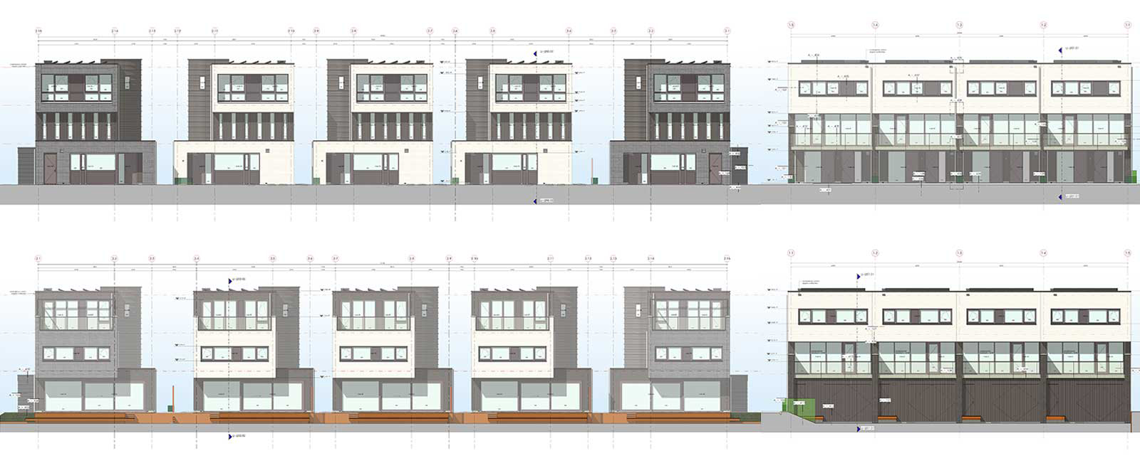 gevelaanzichten - havenwoningen Oude Tol Reeuwijk gevelaanzichten - havenwoningen Oude Tol Reeuwijk