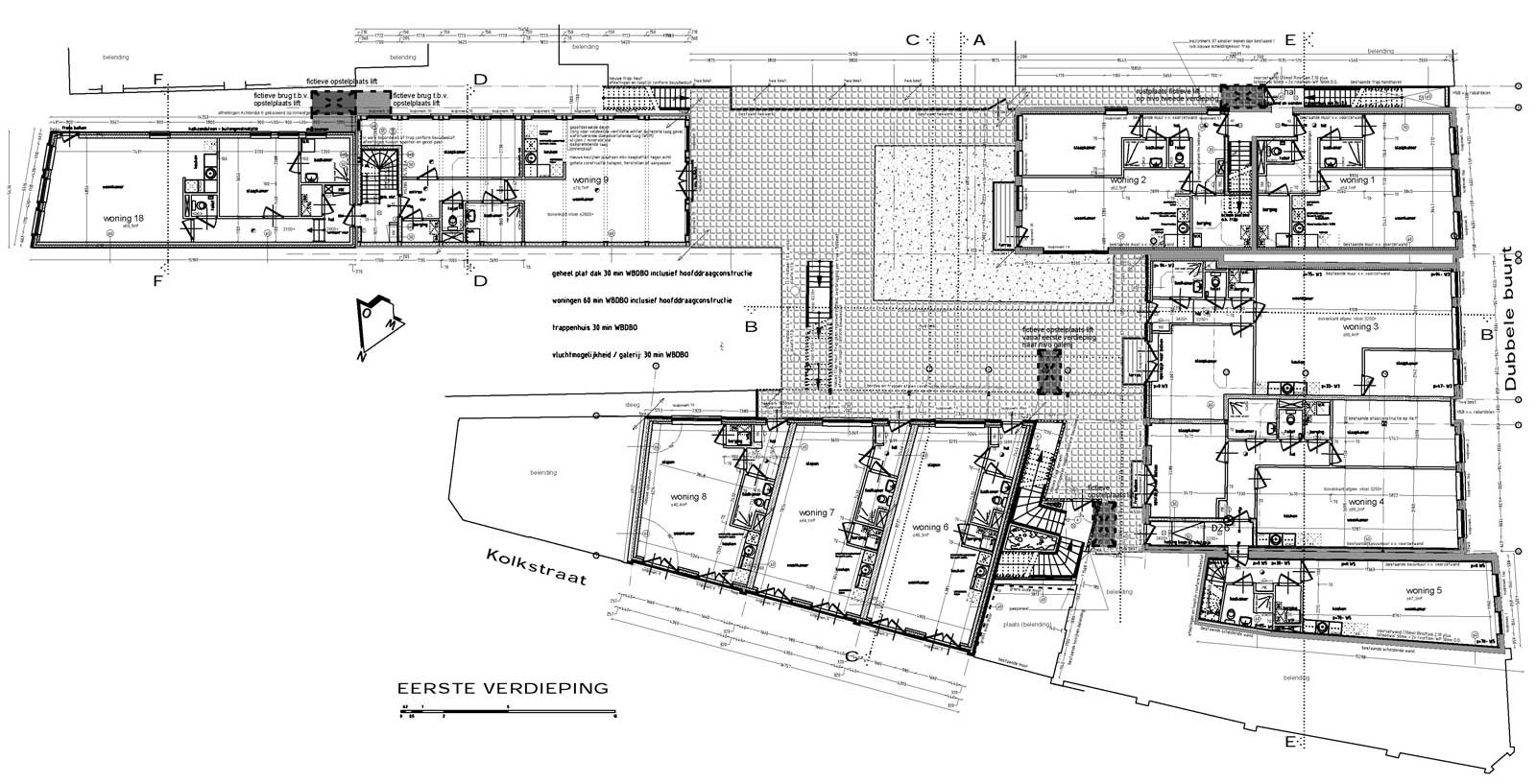 eerste verdieping - Binnenstedelijke herontwikkeling Dubbele Buurt Purmerend