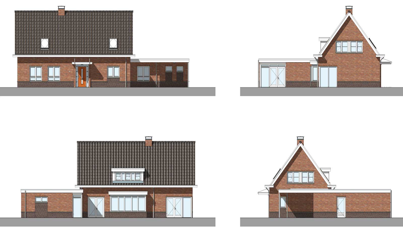 gevelaanzichten particuliere woning Moerkapelle gevelaanzichten particuliere woning Moerkapelle