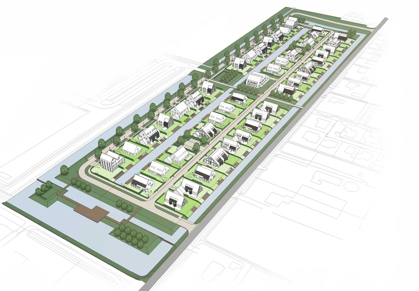 impressie planuitwerking - woonwijk De Wadde Plasweg Waddinxveen impressie planuitwerking - woonwijk De Wadde Plasweg Waddinxveen