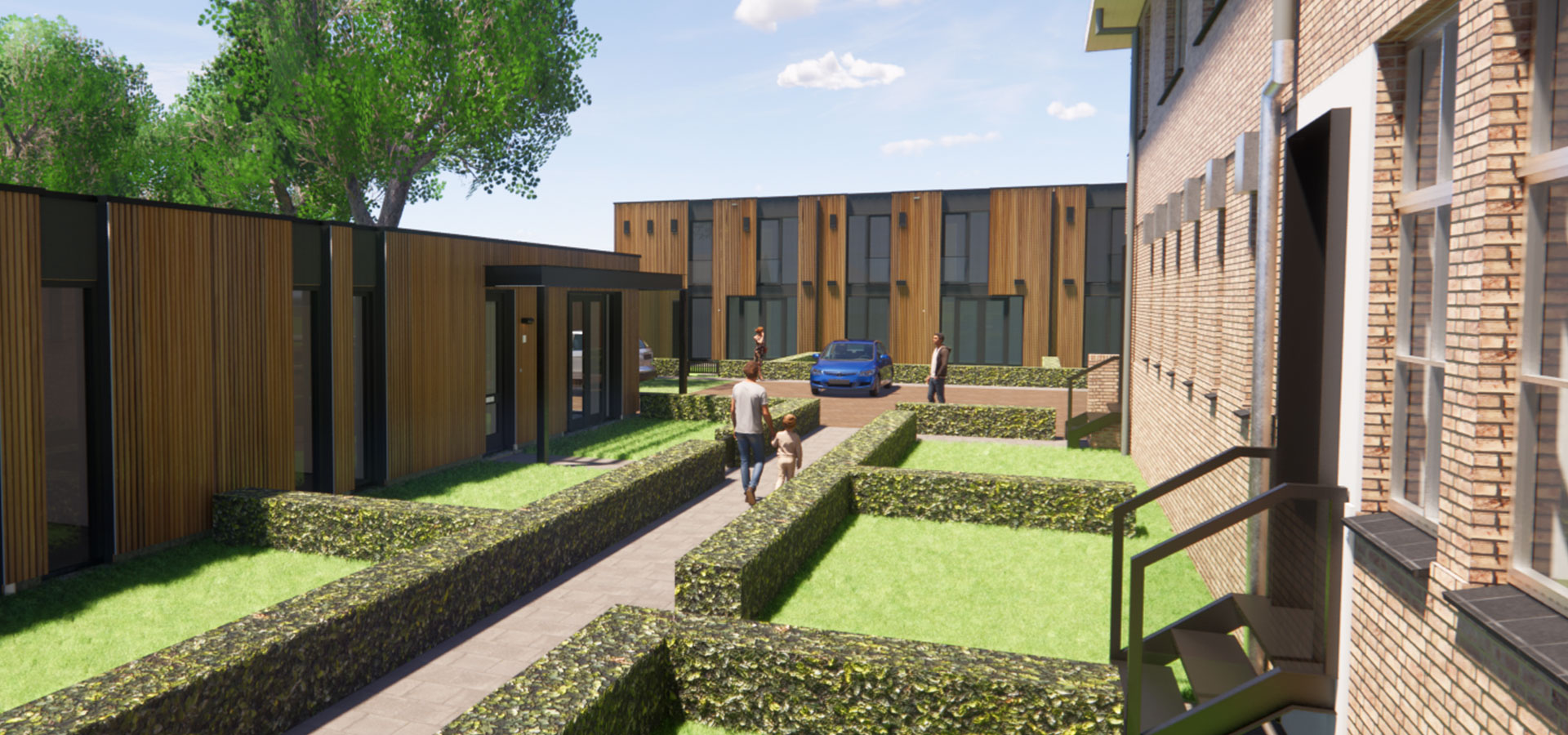 Nieuwe Pekela rijksmonument raadhuis transformatie impressie Nieuwe Pekela rijksmonument raadhuis transformatie impressie