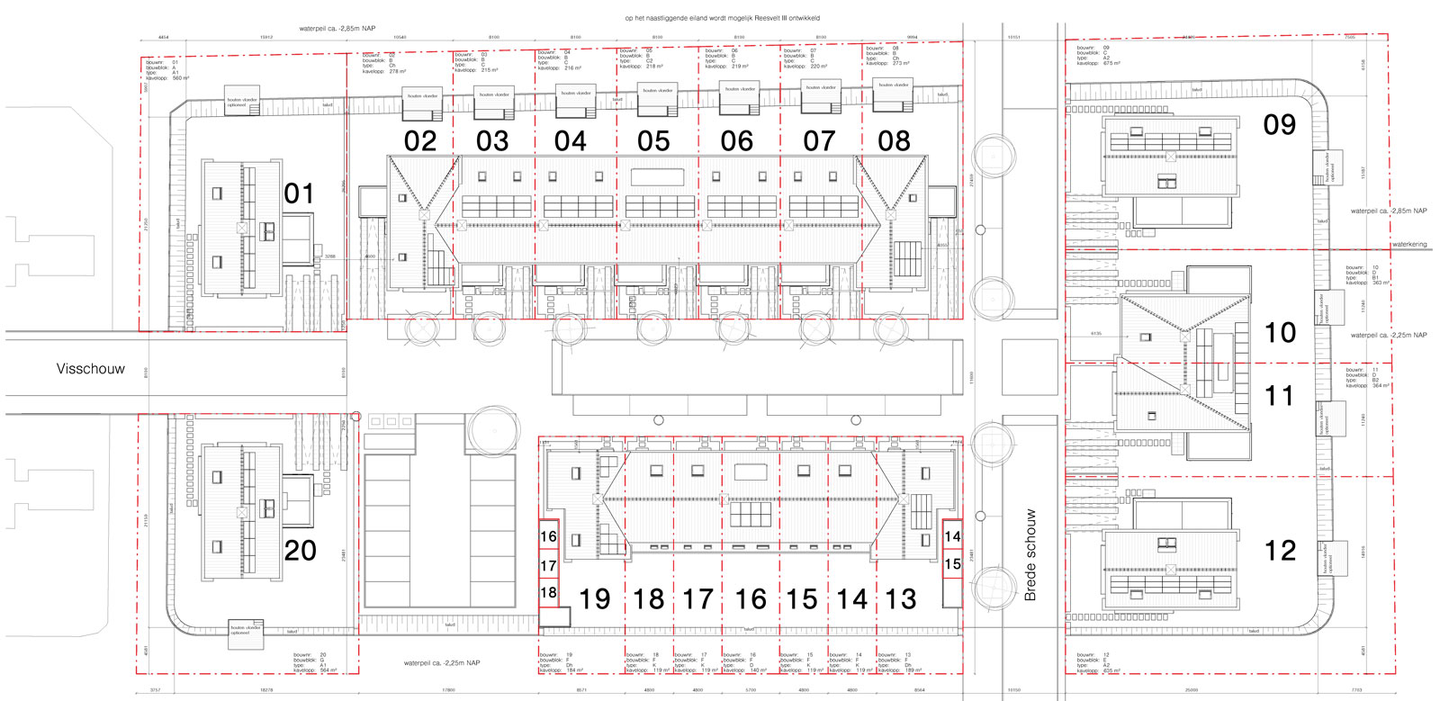 Groen Dorpsveld Reeuwijk - situatietekening Groen Dorpsveld Reeuwijk - situatietekening