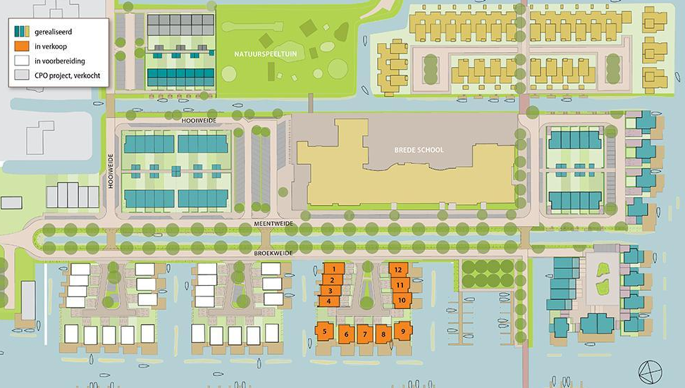 eerste paal Oude Tol eiland 2 te Reeuwijk - fasering Oude Tol eerste paal Oude Tol eiland 2 te Reeuwijk - fasering Oude Tol