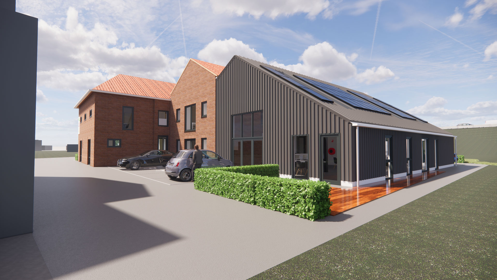 Oud Bodegraafseweg Doordacht Rien Schakel - impressie achtergevel