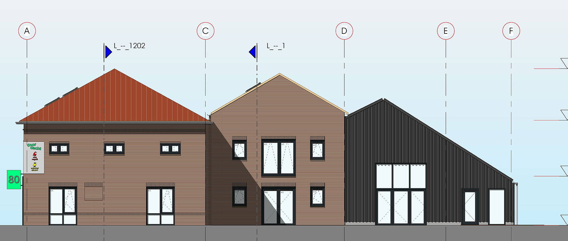 Oud Bodegraafseweg Doordacht Rien Schakel - rechter zijgevel