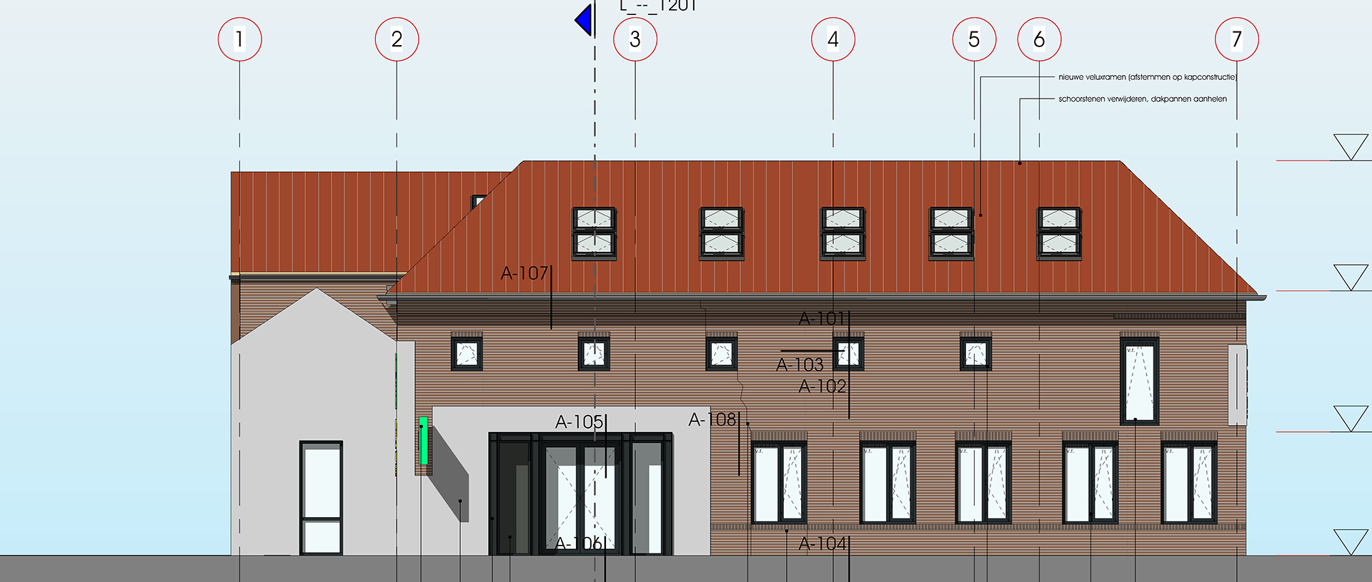 Oud Bodegraafseweg Doordacht Rien Schakel - voorgevel