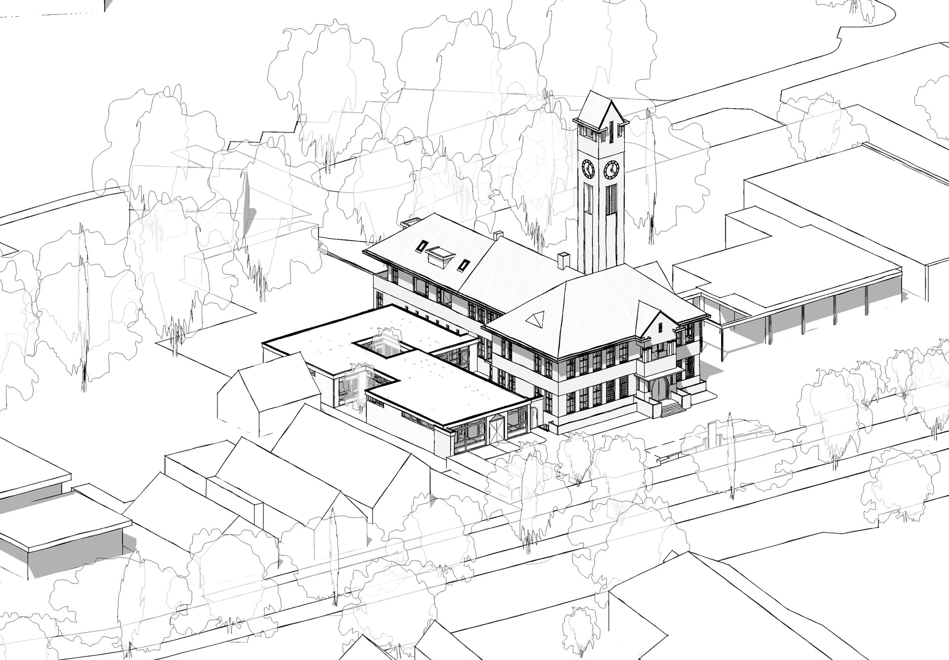 Rijksmonument Nieuwe Pekela -Toba architecten Nieuwe Pekela Rijksmonument Raadhuis 3d model Rijksmonument Nieuwe Pekela -Toba architecten Nieuwe Pekela Rijksmonument Raadhuis 3d model