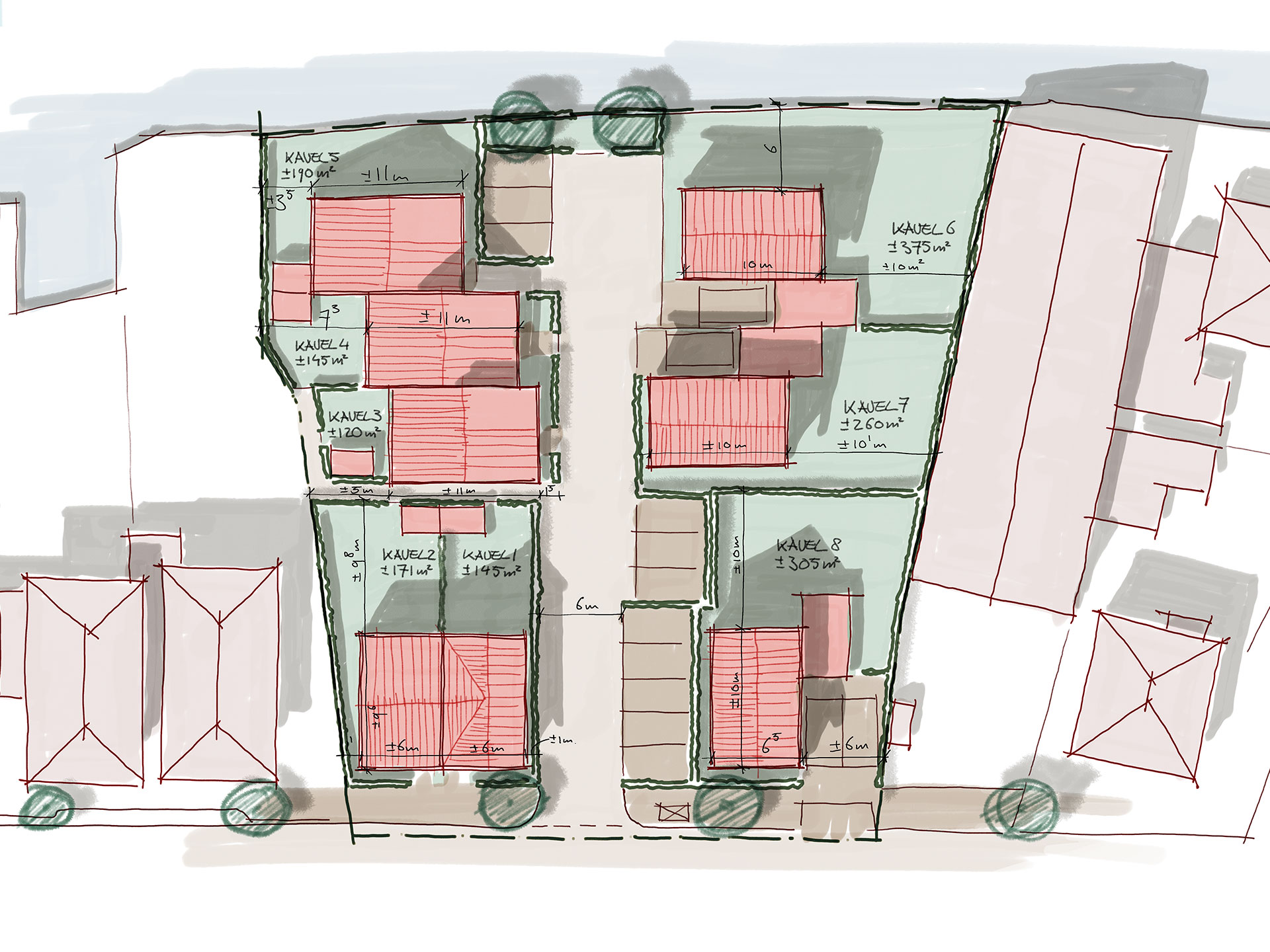 Zwammerdam Vinkebuurt situatieschets Zwammerdam Vinkebuurt situatieschets