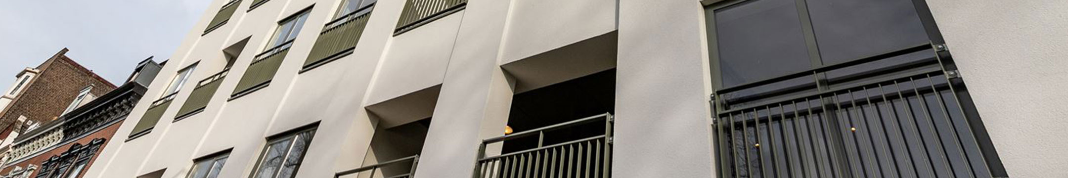 voorgevel - transformatie kantoor loftwoningen Noordsingel Rotterdam voorgevel - transformatie kantoor loftwoningen Noordsingel Rotterdam