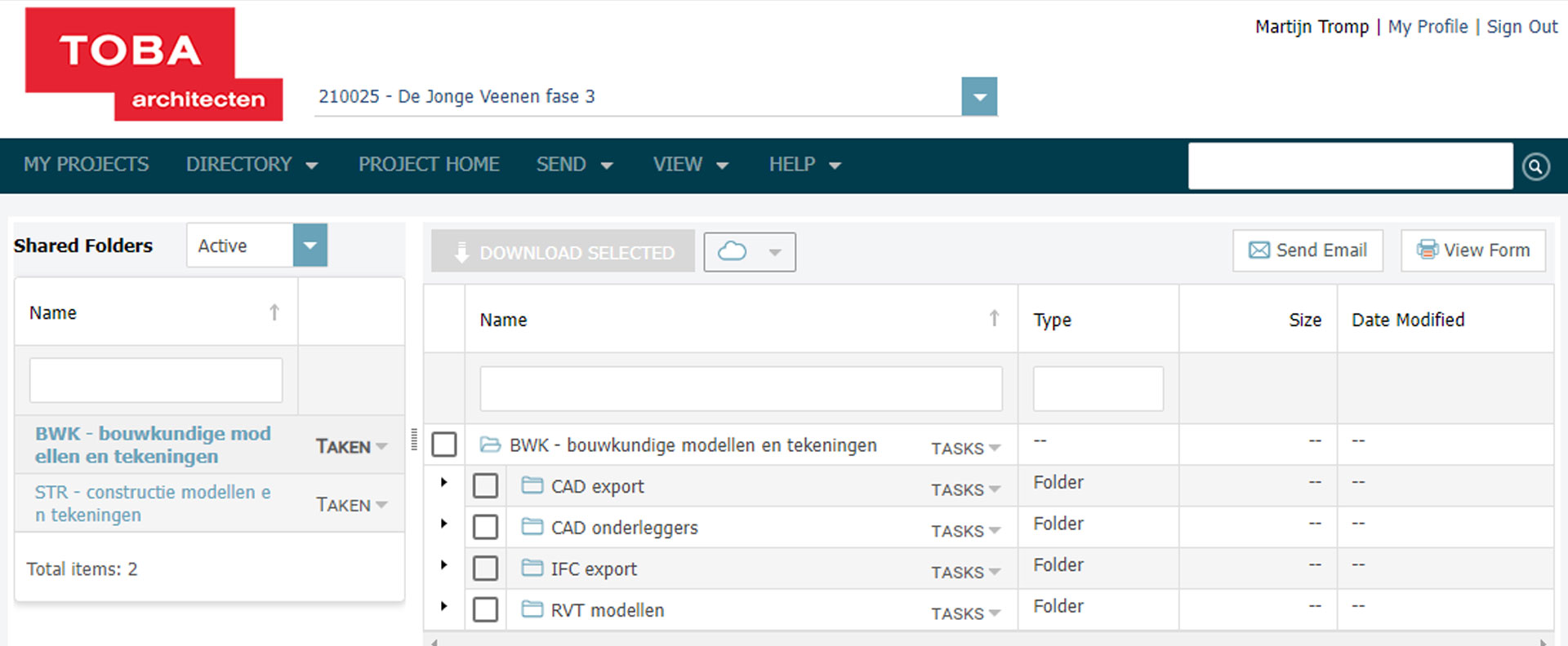 Toba architecten info exchange portaal newforma shared folders Toba architecten info exchange portaal newforma shared folders