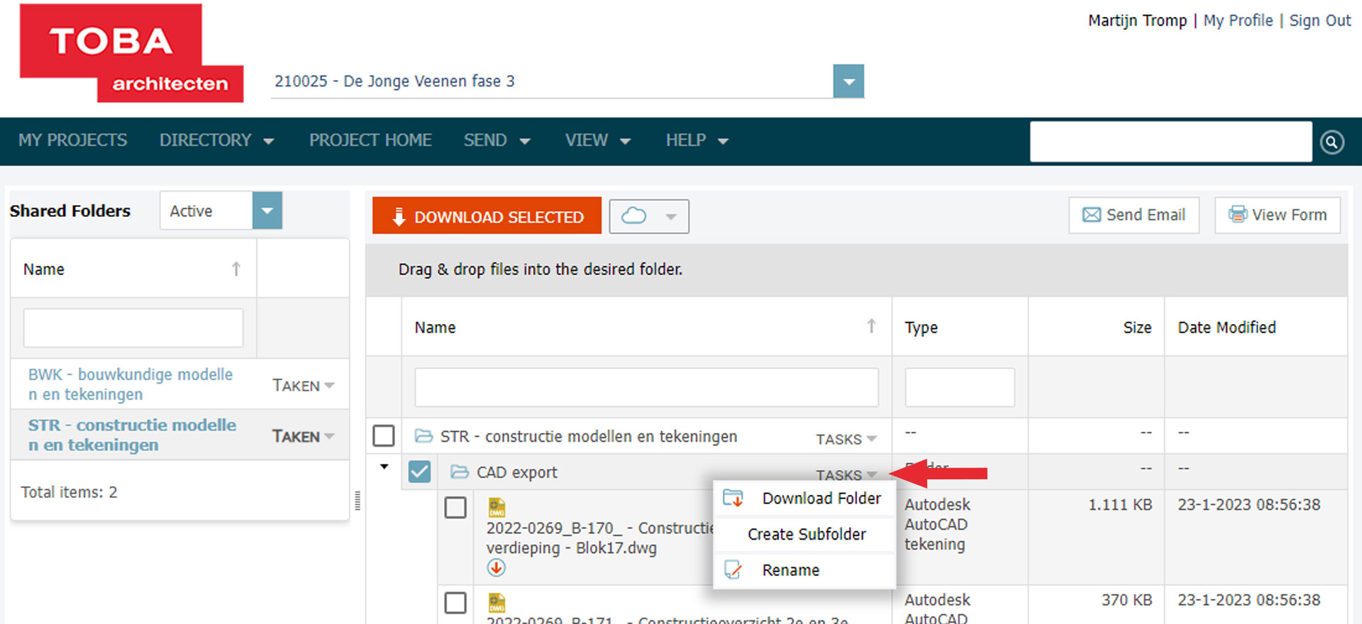 Toba architecten info exchange portaal newforma shared folders Toba architecten info exchange portaal newforma shared folders