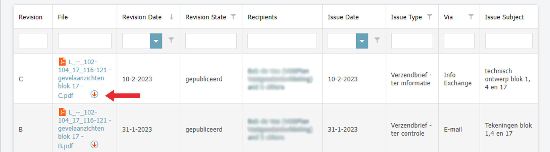 Toba architecten info exchange portaal newforma view document control Toba architecten info exchange portaal newforma view document control