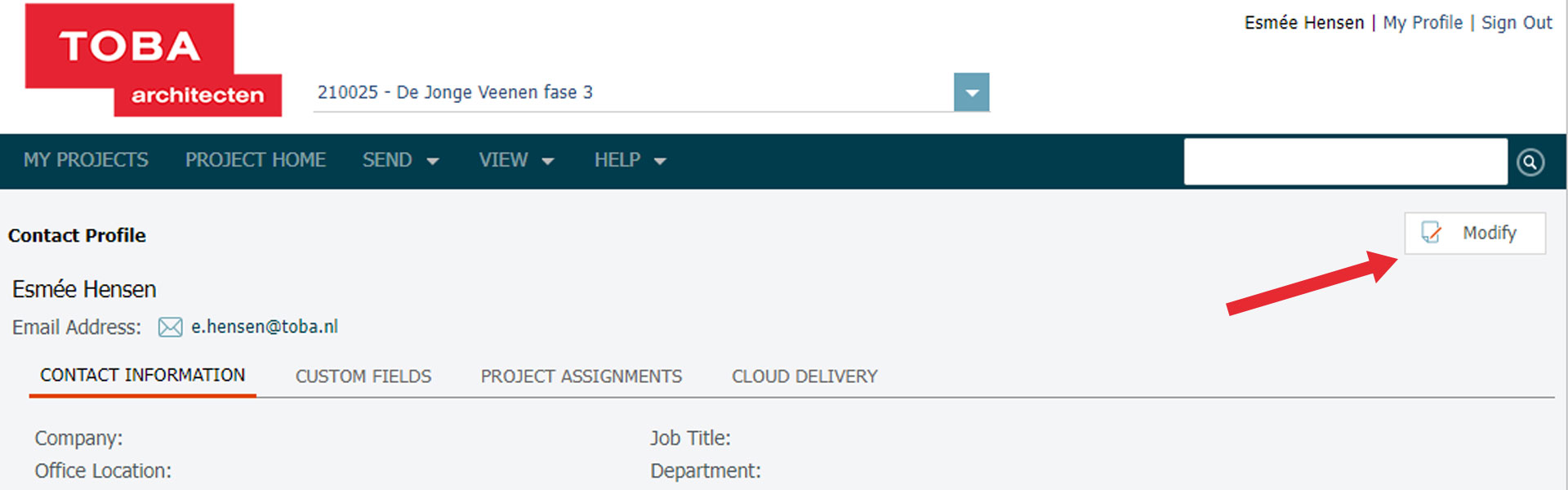 Toba architecten info exchange portaal newforma profile Toba architecten info exchange portaal newforma profile