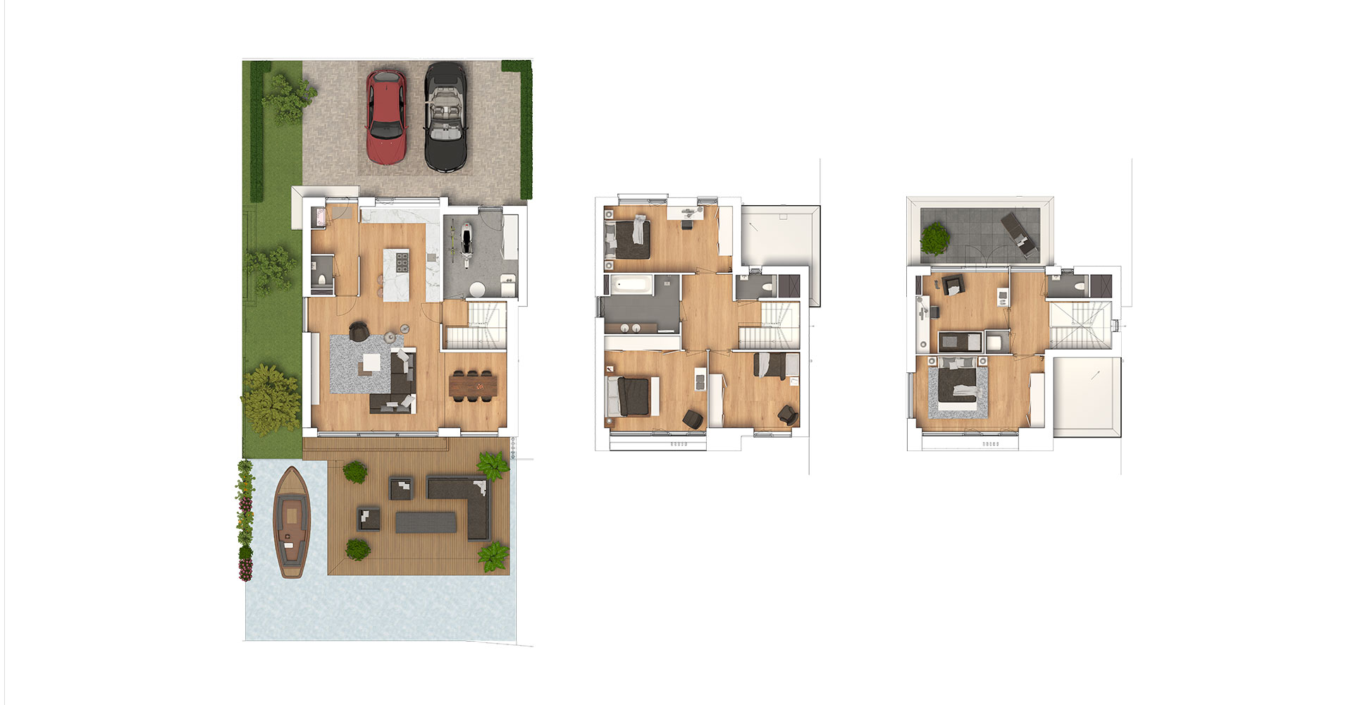Toba architecten Oude Tol fase 3 in Reeuwijk nieuwbouw woonwijk havenwoningen plattegrond vrijstaande villa
