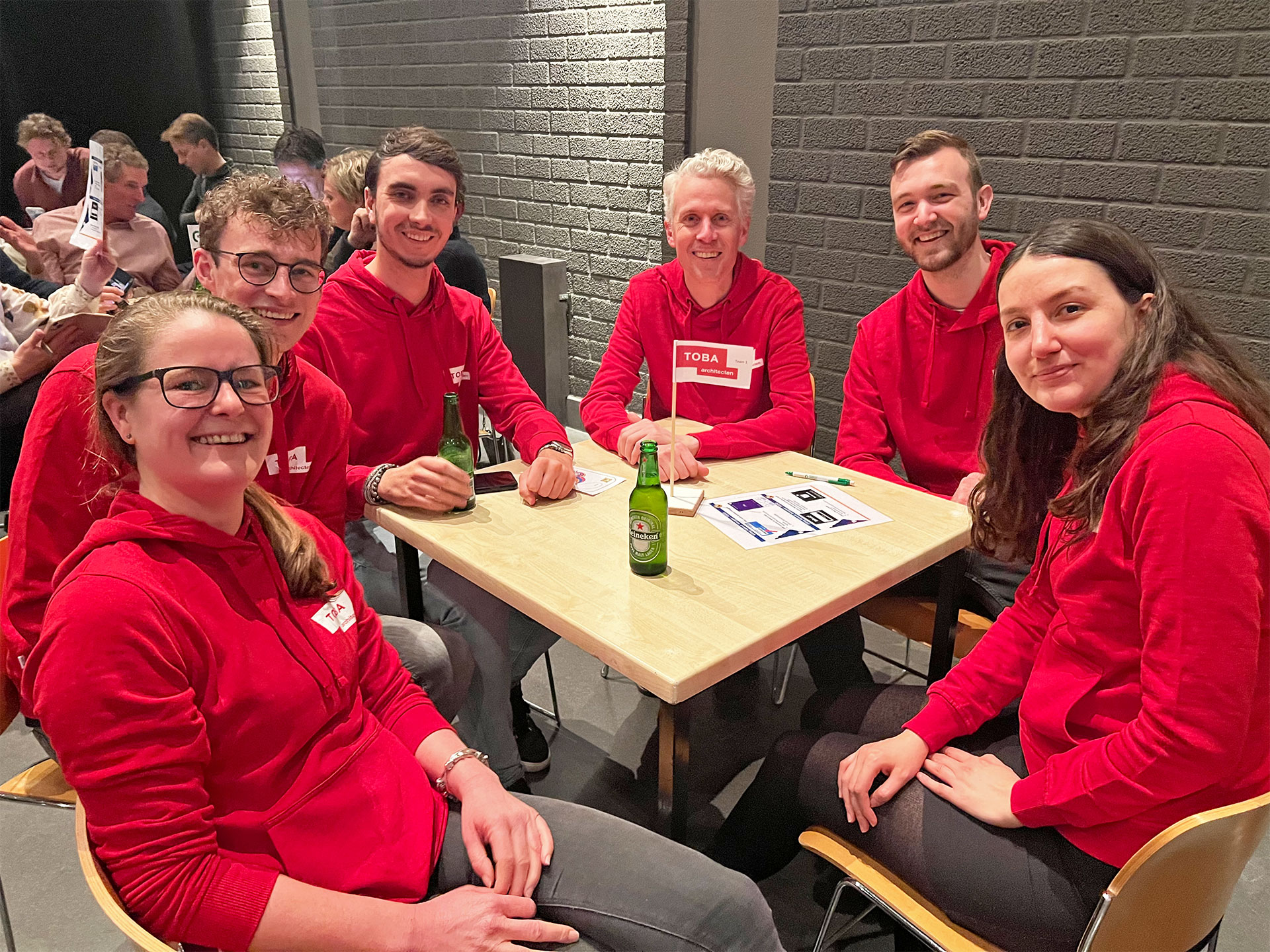 Team rood kennisquiz Lions Club Bodegraven