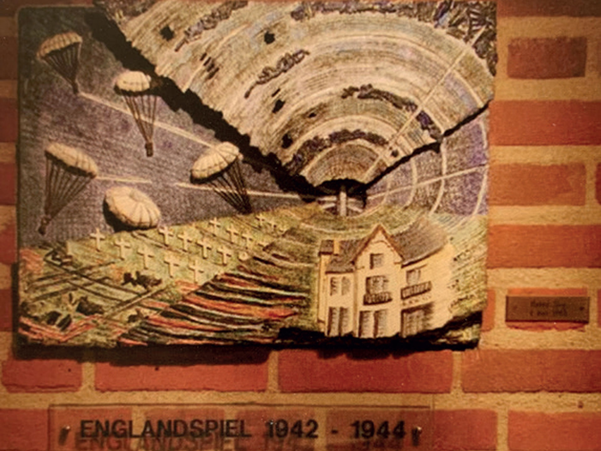 Landgoed Beukenhorst Driebergen herinneringsplaquette englandspiel